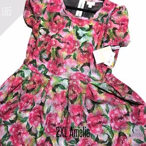 LuLaRoe Amelia Dress Floral Print